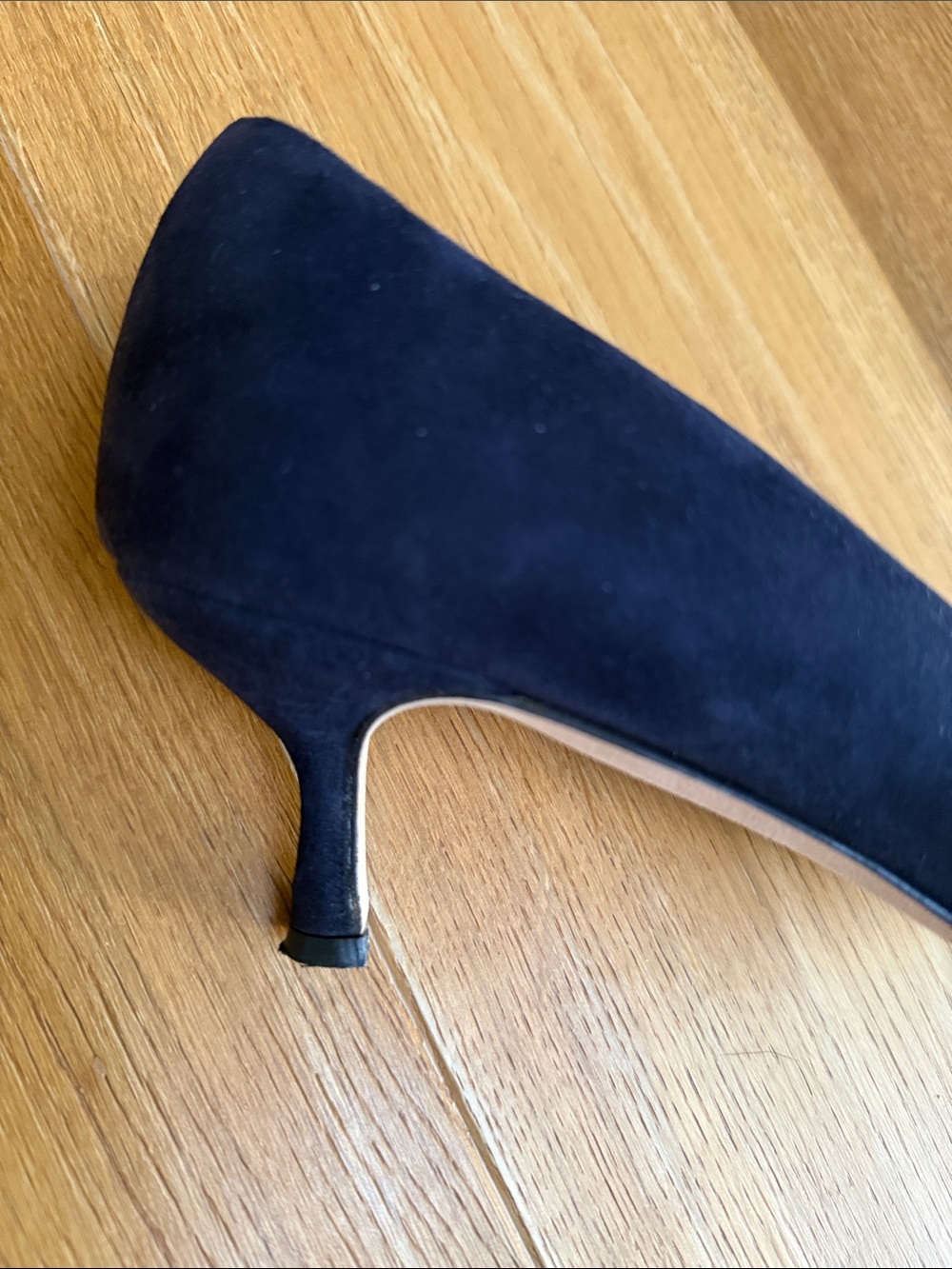 Blue Suede Pumps - Picture 6 of 6